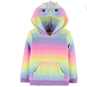 🆕NWT Carter’s fleece unicorn hoodie